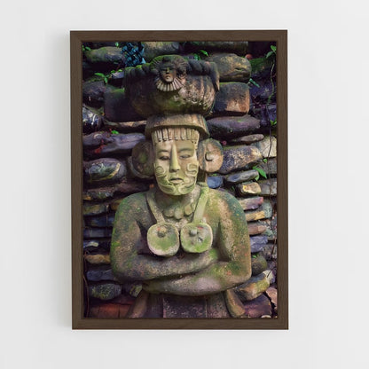 ap-copan ruinas-2 cadre Bois foncé