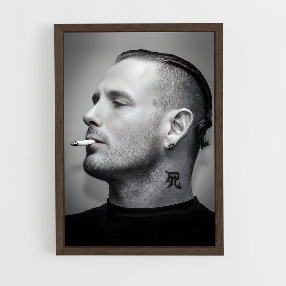 ap-corey taylor-3 cadre Bois foncé