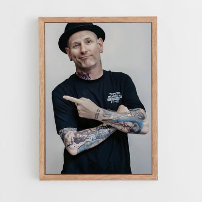ap-corey taylor-4 cadre Bois clair