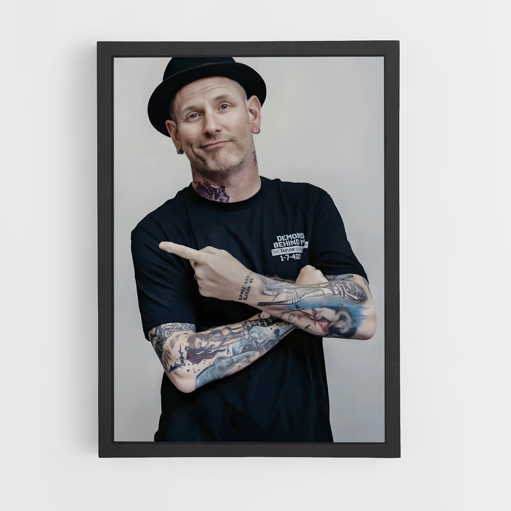 ap-corey taylor-4 cadre Noir