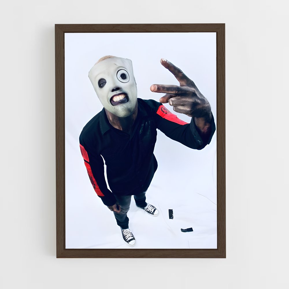 ap-corey taylor-5 cadre Bois foncé