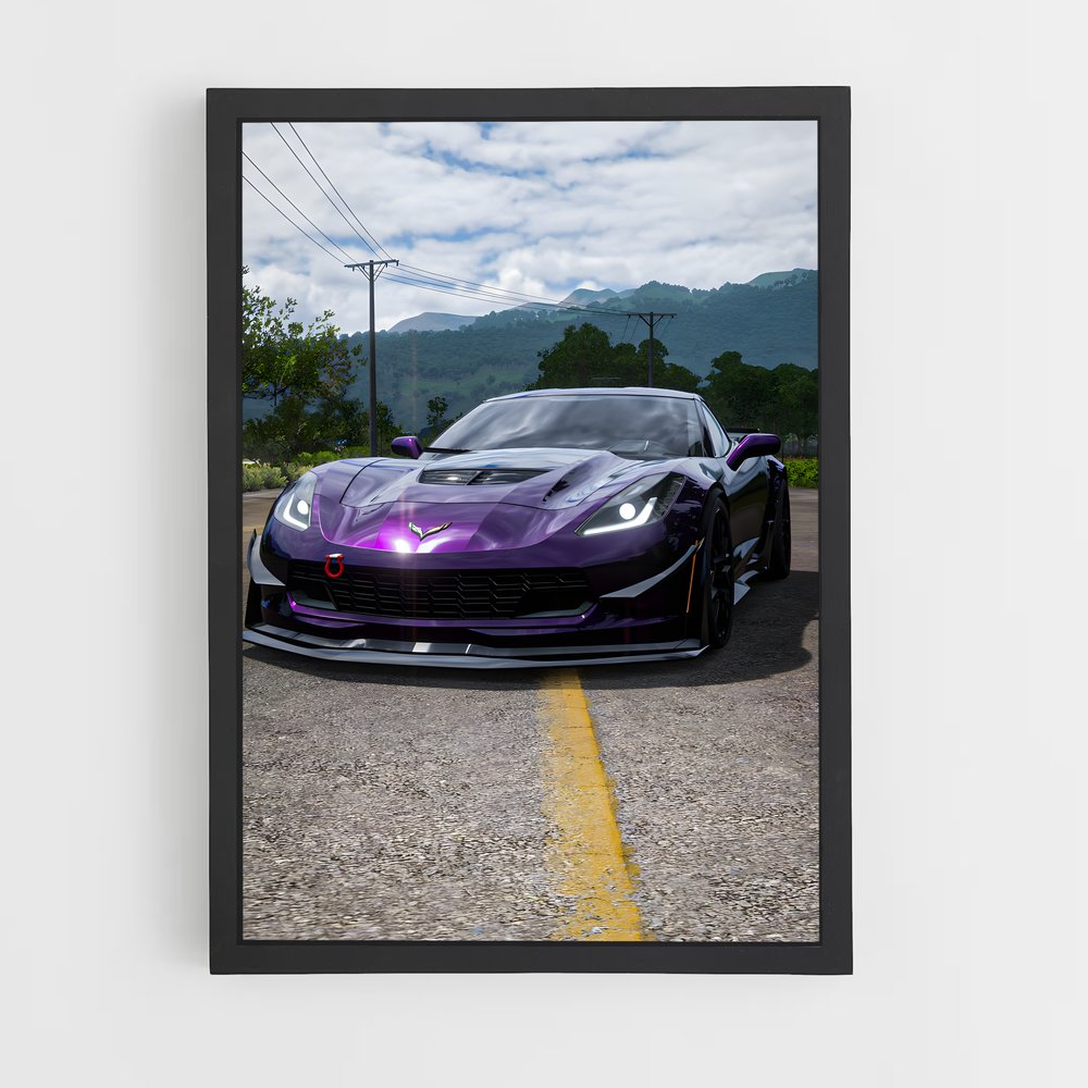 ap-corvette c7 zr1-4 cadre Noir