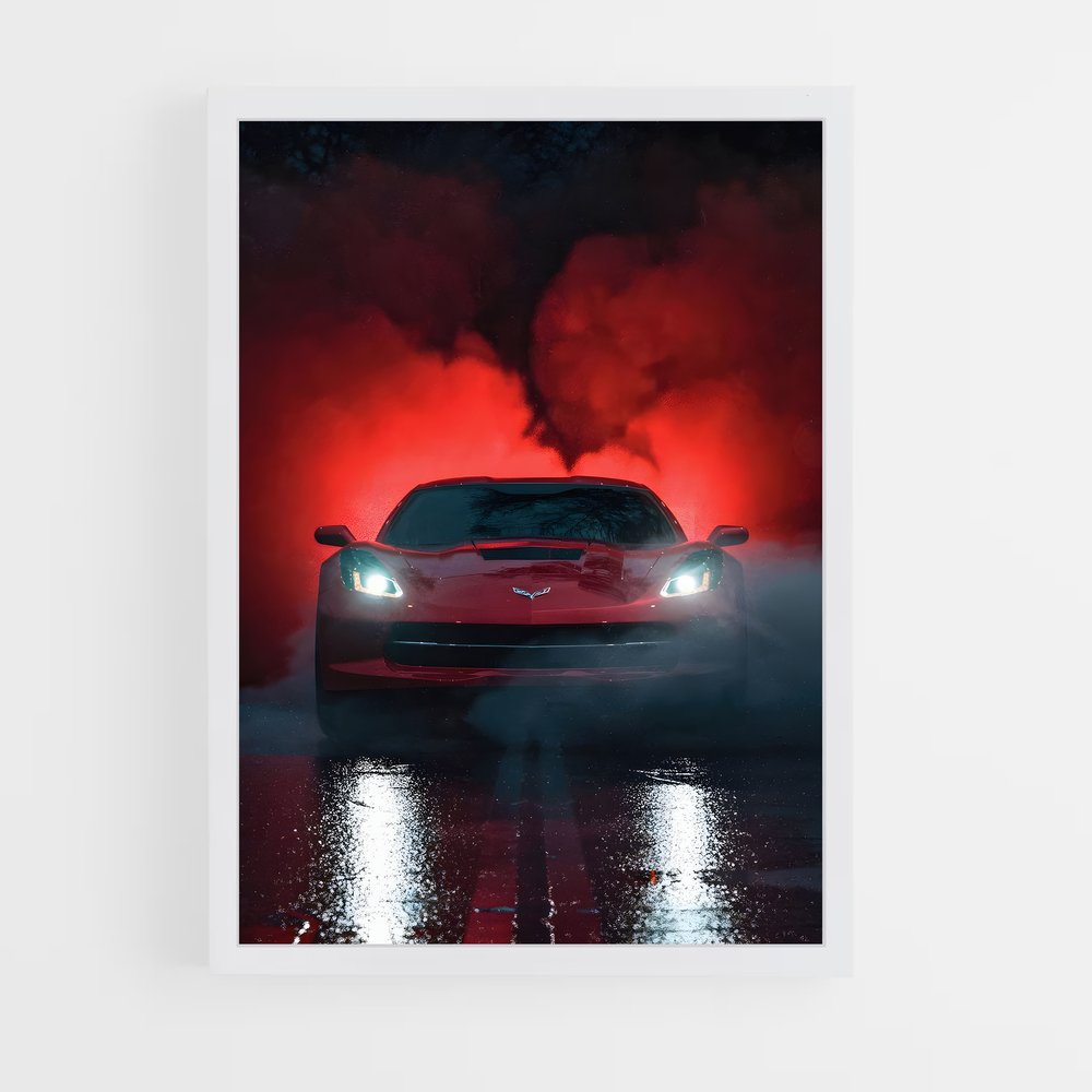 ap-corvette c8 stingray-7 cadre Blanc