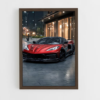 ap-corvette c8 z06-1 cadre Bois foncé