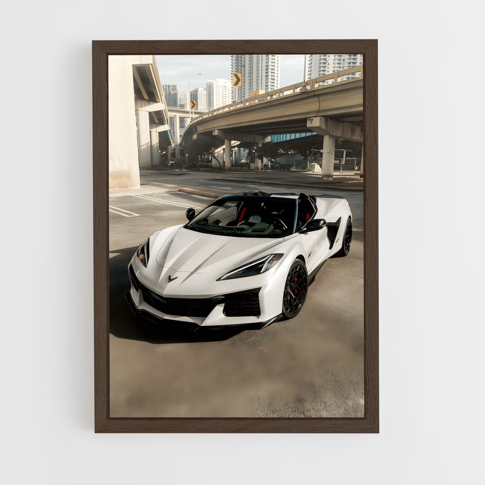 ap-corvette c8 z06-2 cadre Bois foncé