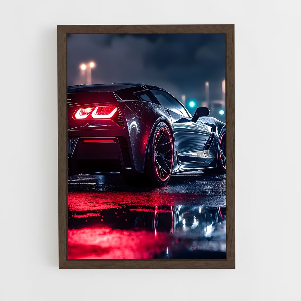 ap-corvette stingray-3 cadre Bois foncé