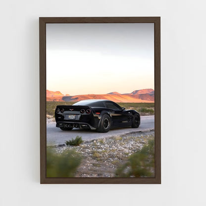 ap-corvette z06-1 cadre Bois foncé