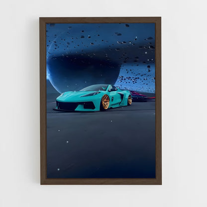 ap-corvette z06-3 cadre Bois foncé