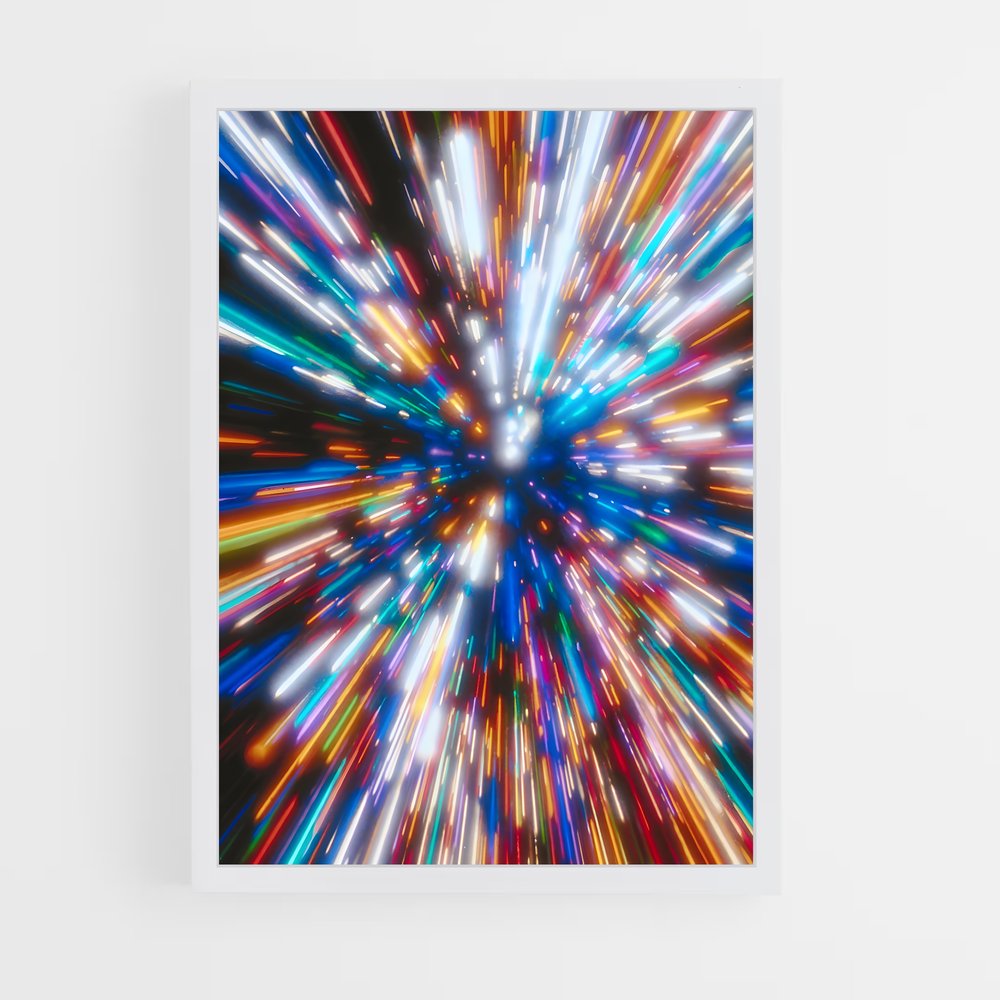 ap-cosmic art-6 cadre Blanc