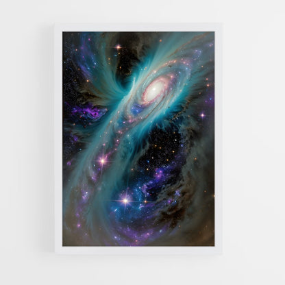 ap-cosmic art-7 cadre Blanc