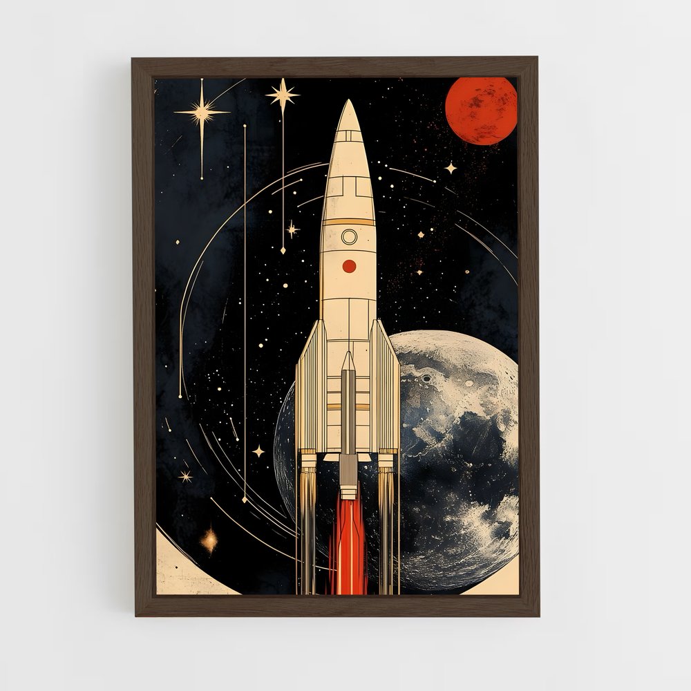 ap-cosmonaut-1 cadre Bois foncé