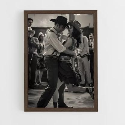 ap-country dance-2 cadre Bois foncé