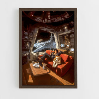 ap-cowboy bebop-3 cadre Bois foncé