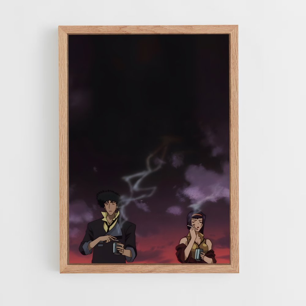 ap-cowboy bebop-6 cadre Bois clair