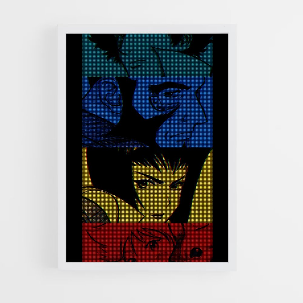 ap-cowboy bebop-7 cadre Blanc