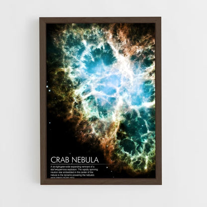 ap-crab nebula-2 cadre Bois foncé