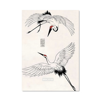 Poster Vol de Grues