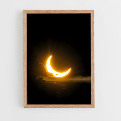 ap-crescent moon-1 cadre Bois clair