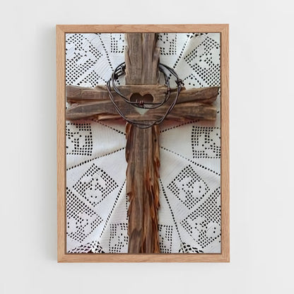 ap-cross-3 cadre Bois clair