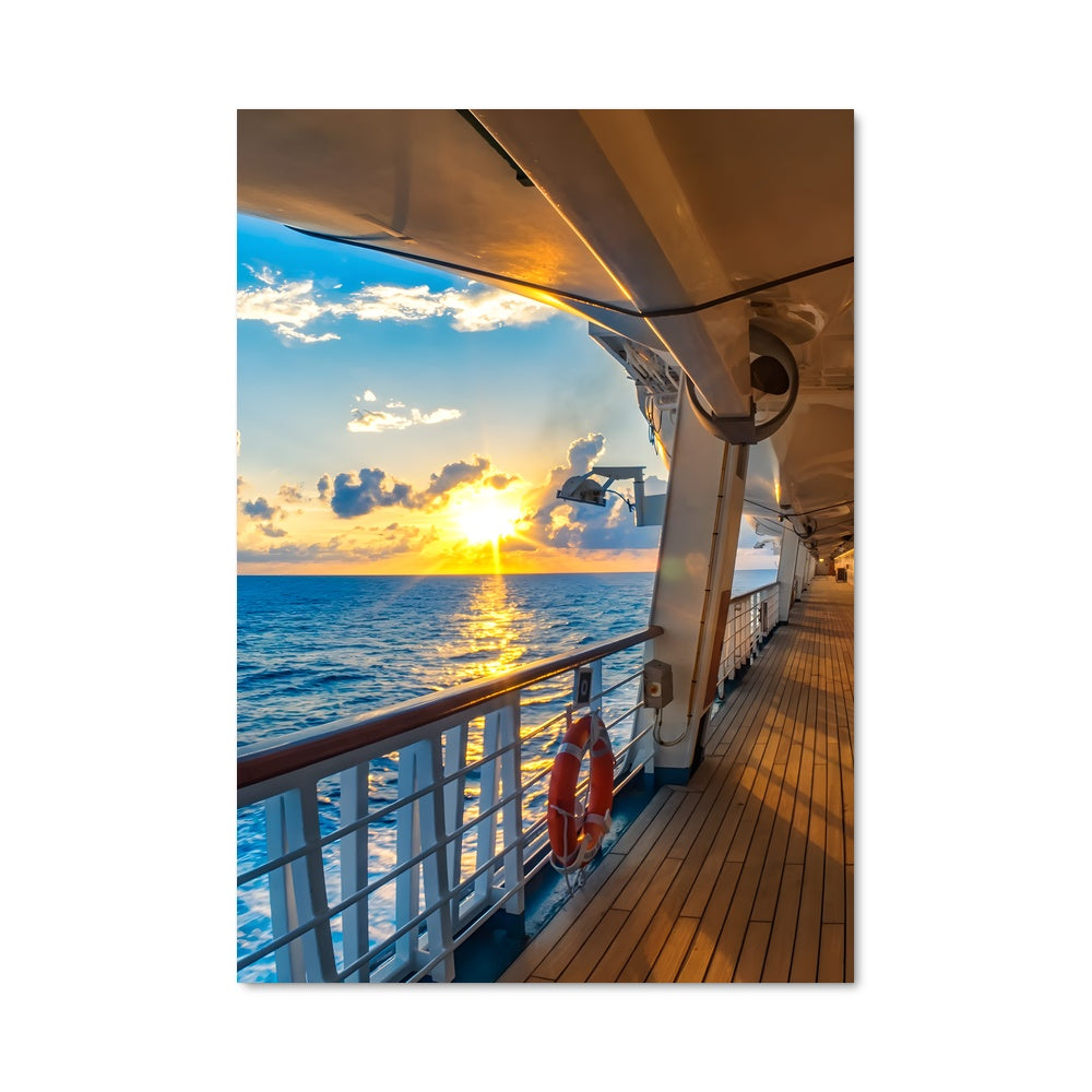 Poster Croisière au Crépuscule
