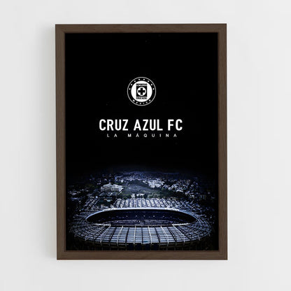 ap-cruz azul fc-13 cadre Bois foncé