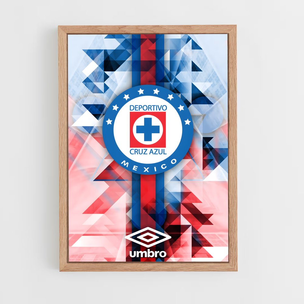 ap-cruz azul fc-16 cadre Bois clair