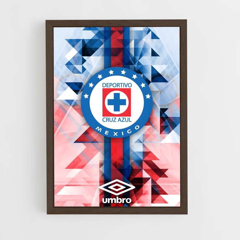 ap-cruz azul fc-16 cadre Bois foncé