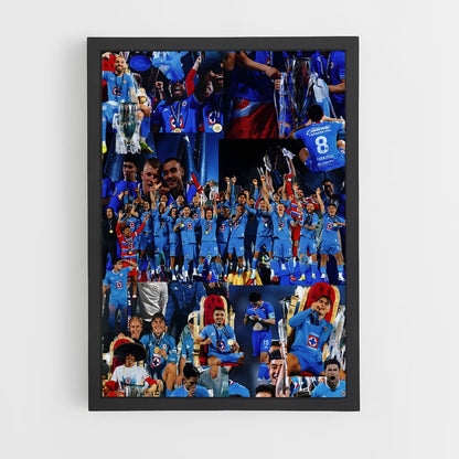 ap-cruz azul fc-9 cadre Noir