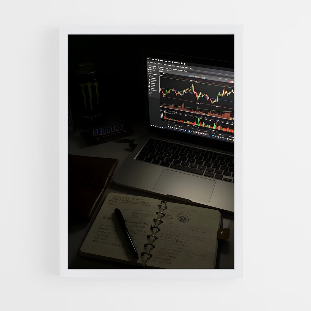 ap-crypto trader-8 cadre Blanc