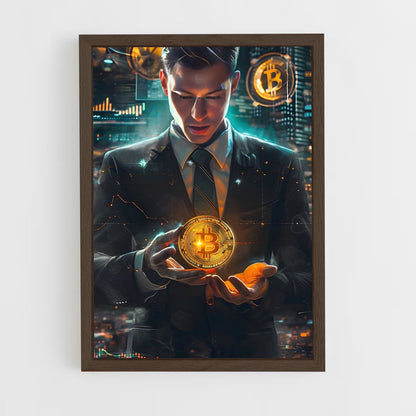 ap-cryptocurrency-3 cadre Bois foncé