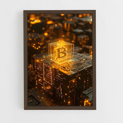 ap-cryptocurrency-4 cadre Bois foncé