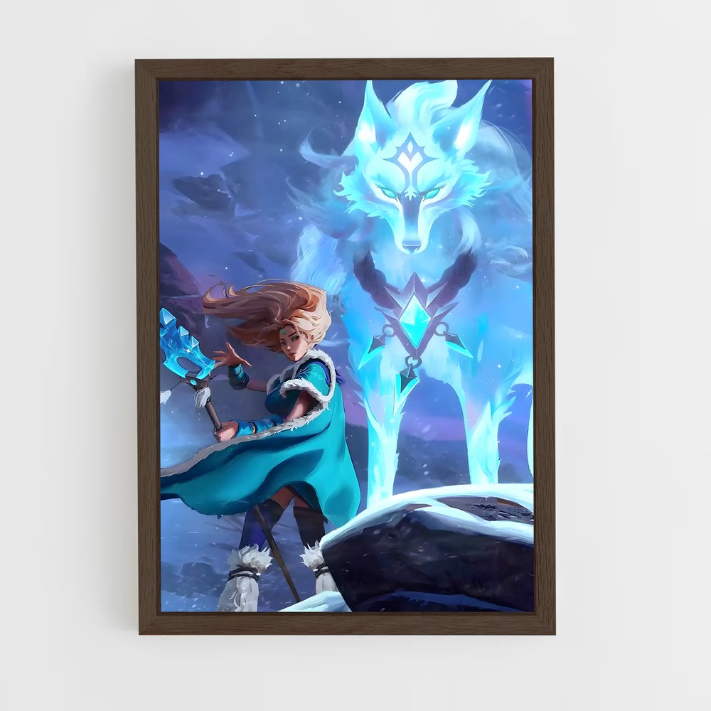 ap-crystal maiden-1 cadre Bois foncé
