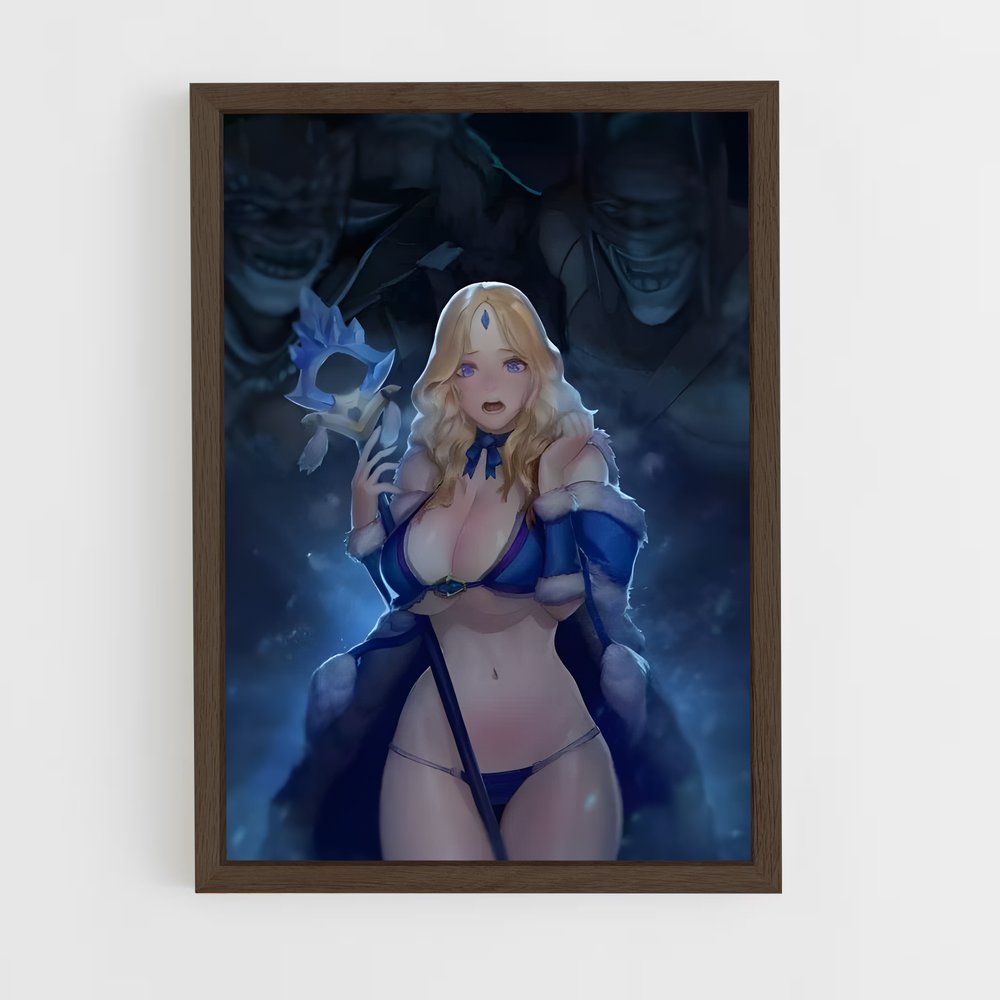 ap-crystal maiden-3 cadre Bois foncé