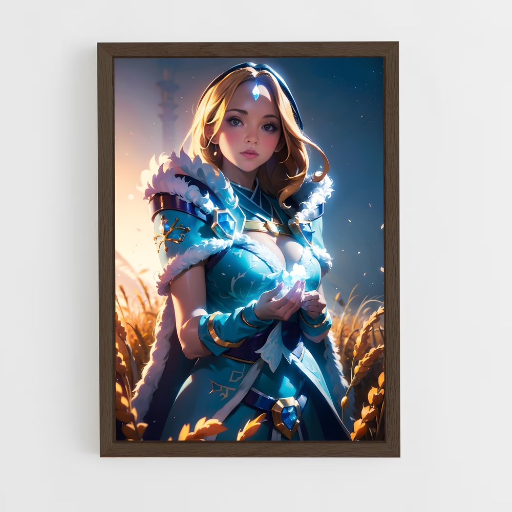 ap-crystal maiden-4 cadre Bois foncé