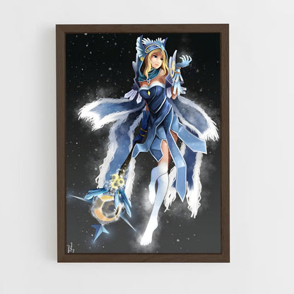 ap-crystal maiden-8 cadre Bois foncé
