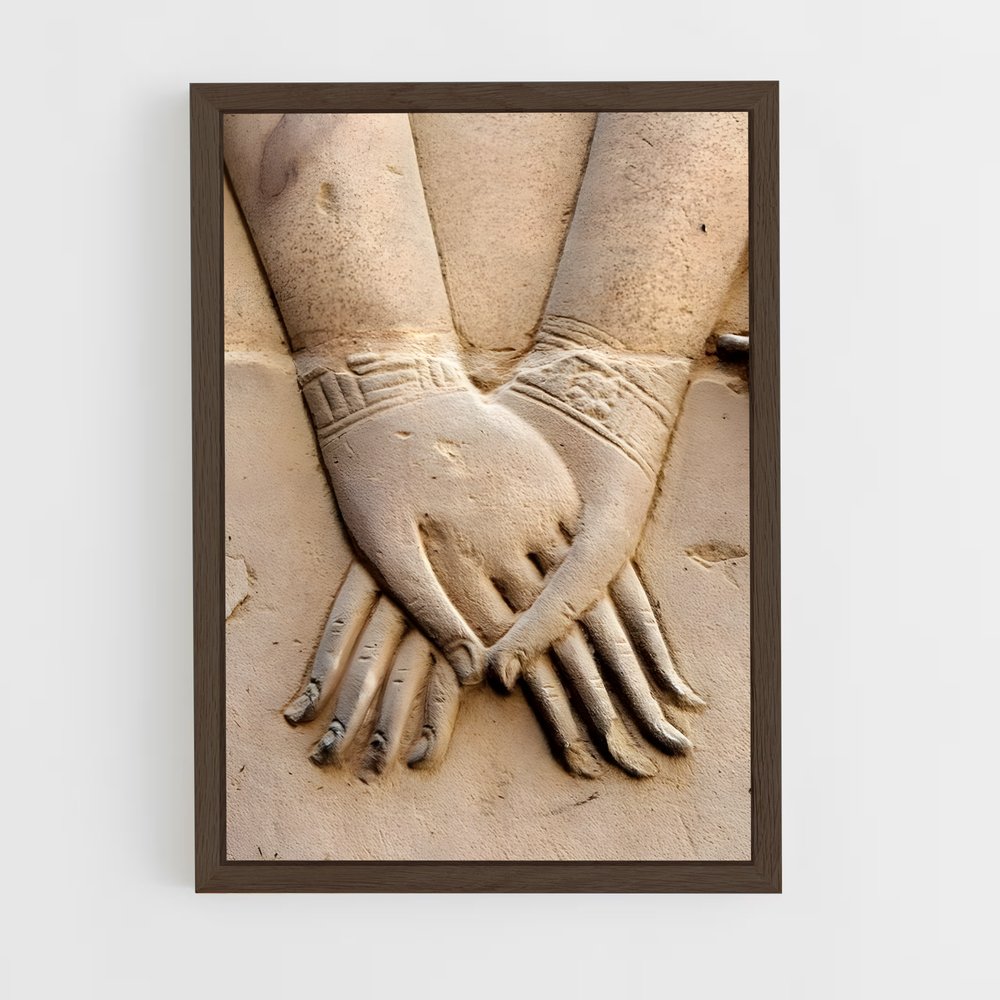 ap-cultural artifacts-3 cadre Bois foncé