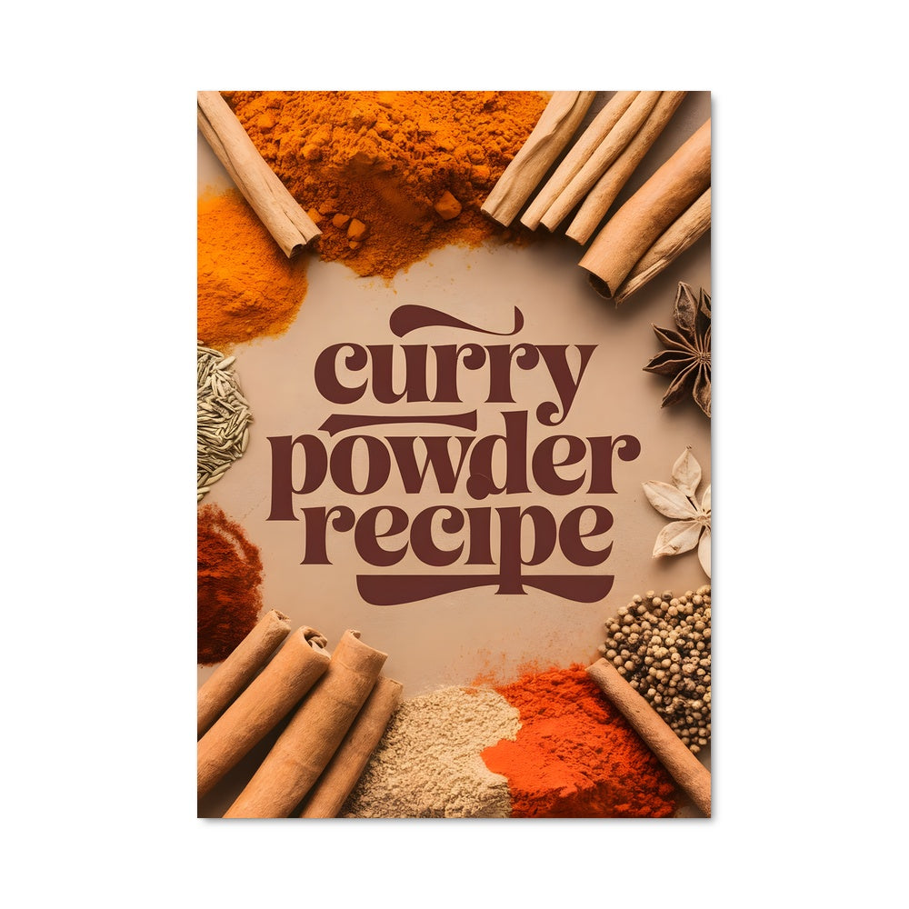 Poster Saveurs Épicées