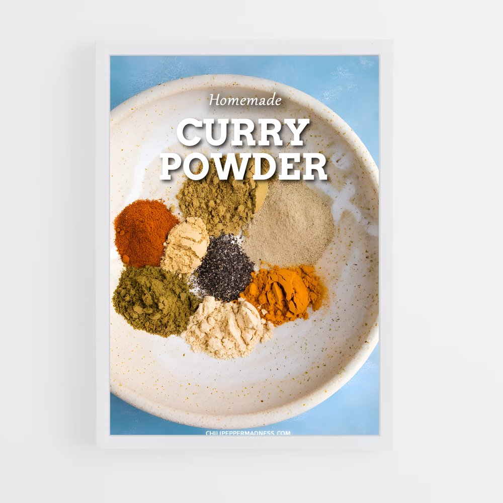 ap-curry powder-1 cadre Blanc
