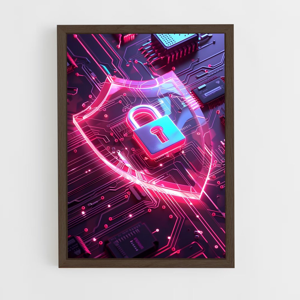 ap-cyber security-3 cadre Bois foncé