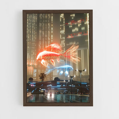ap-cyberpunk-26 cadre Bois foncé