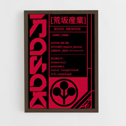 ap-cyberpunk-4 cadre Bois foncé