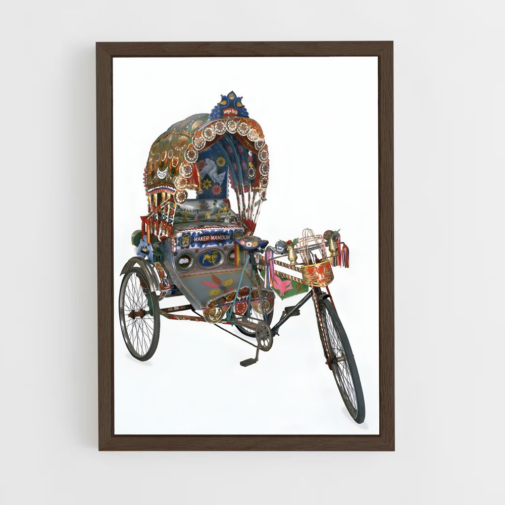 ap-cycle rickshaw-1 cadre Bois foncé