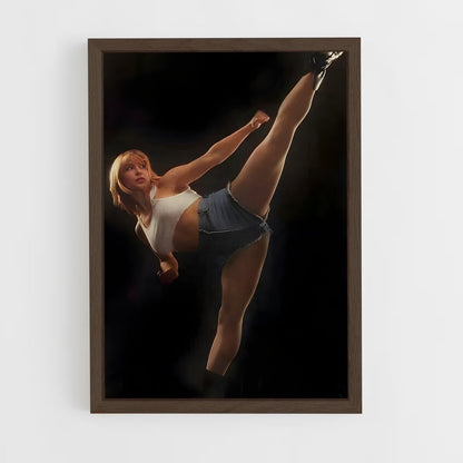 ap-cynthia rothrock-1 cadre Bois foncé