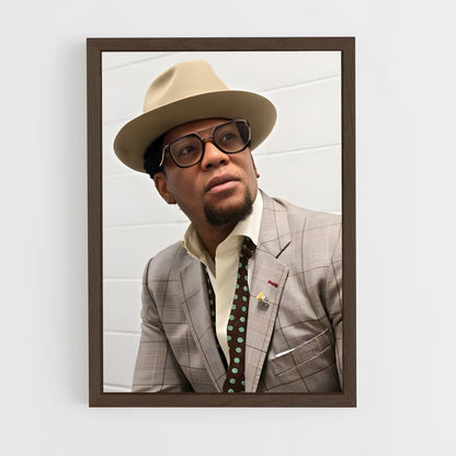 ap-d.l. hughley-12 cadre Bois foncé