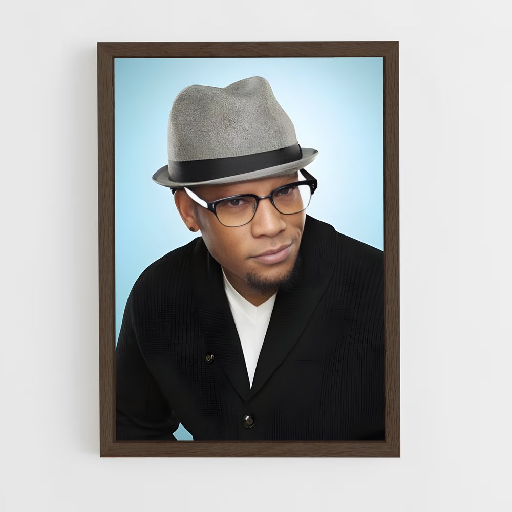 ap-d.l. hughley-2 cadre Bois foncé