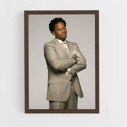 ap-d.l. hughley-9 cadre Bois foncé