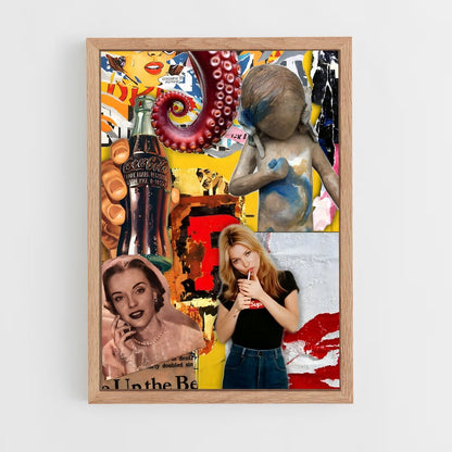 ap-dadaism-7 cadre Bois clair