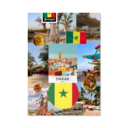 Poster Voyage à Dakar