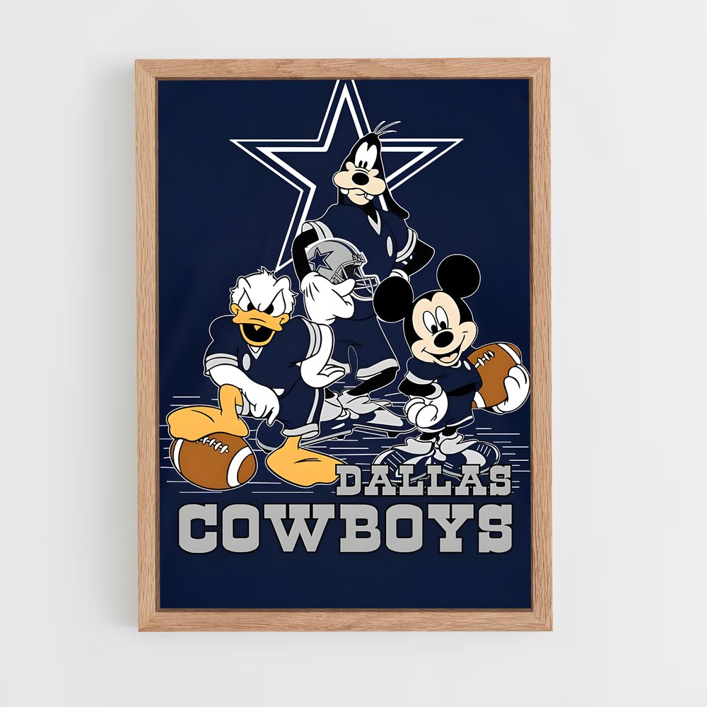 ap-dallas cowboys-2 cadre Bois clair
