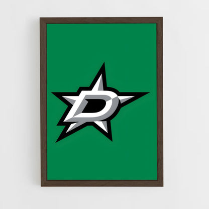 ap-dallas stars-5 cadre Bois foncé